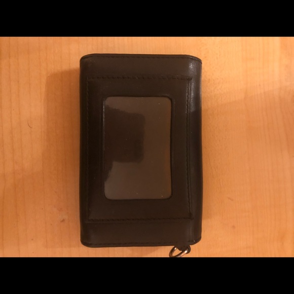 Kate Spade Black Leather Wallet ID Holder - Picture 3 of 3